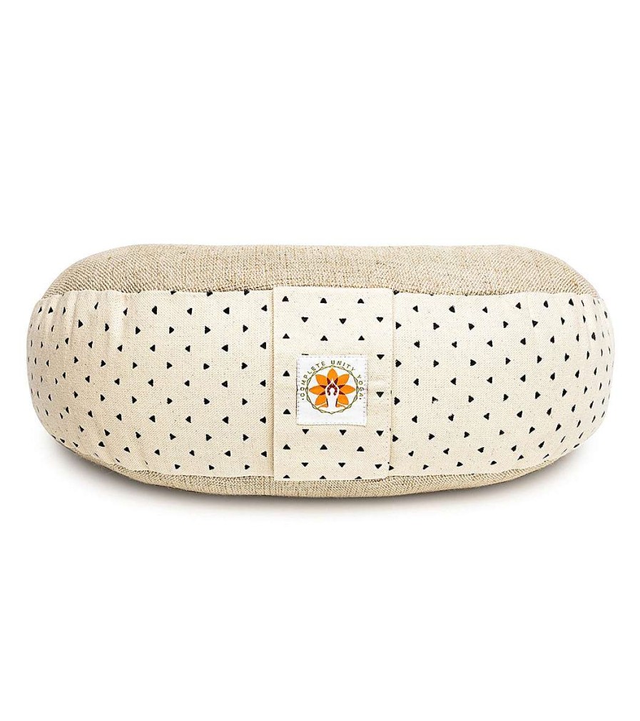 Meditation Complete Unity | Firm Support Meditation Cushion Natural Print