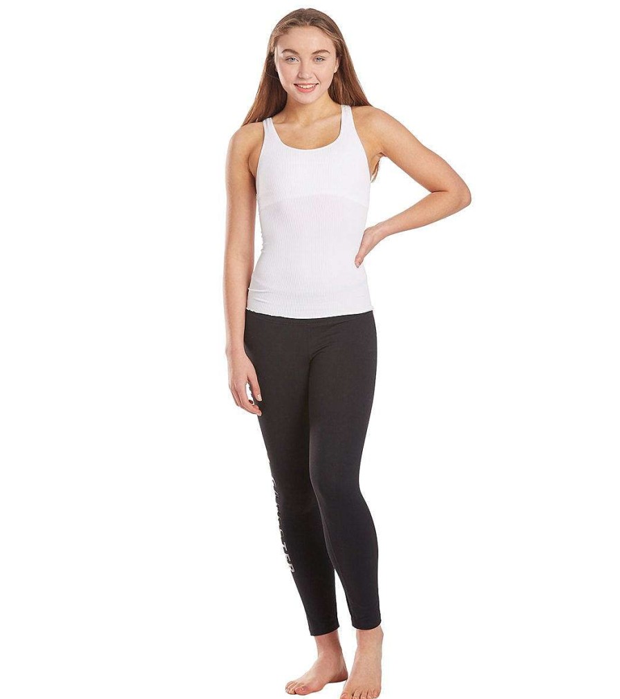 Clothing Spiritual Gangster Yoga Tops | Amor Yoga Tank White