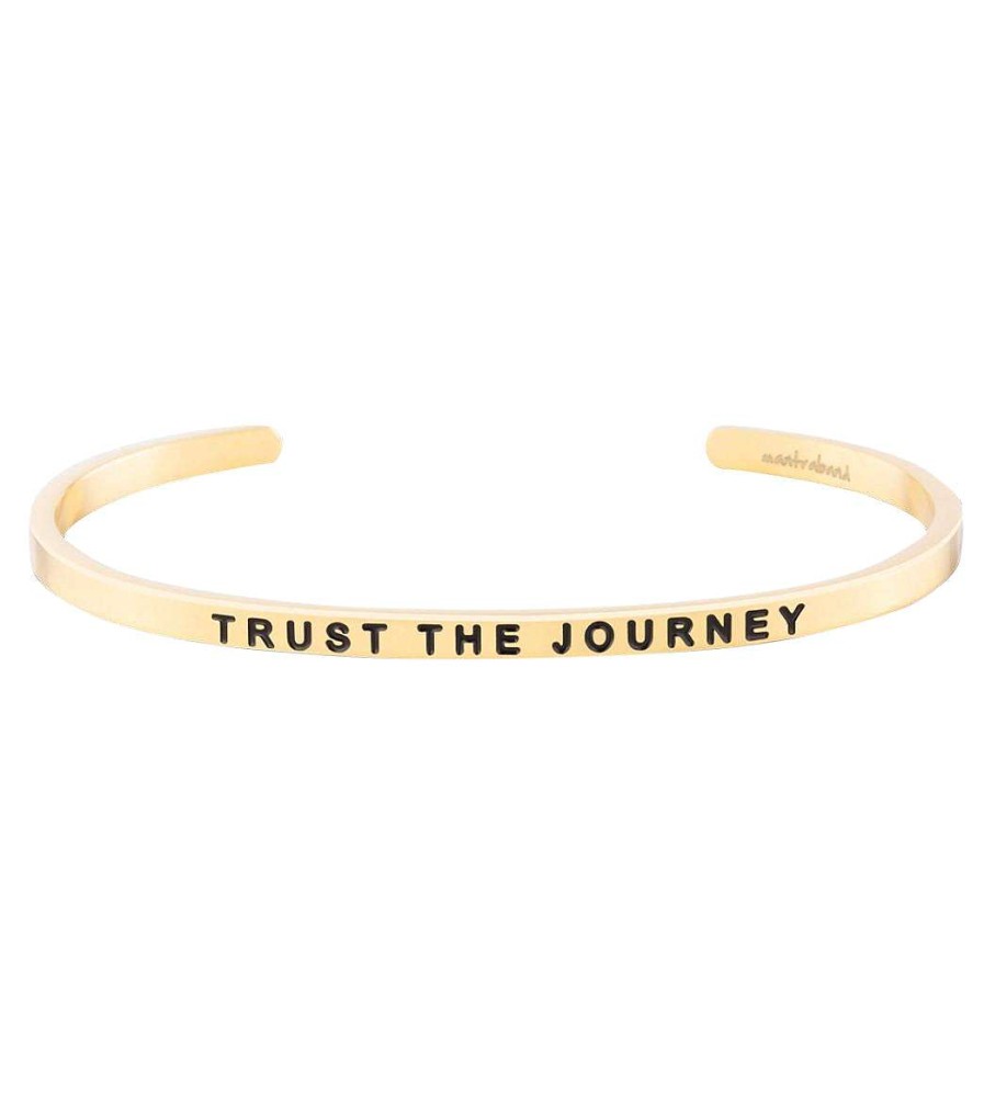 Accessories Mantraband | Trust The Journey Bracelet Yellow Gold