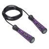 Yoga Mats & Props Gaiam | Sure-Grip Adjustable Jump Rope Purple