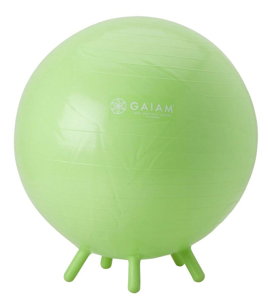 Yoga Mats & Props Gaiam | Kids Stay-N-Play Stability Ball Lime