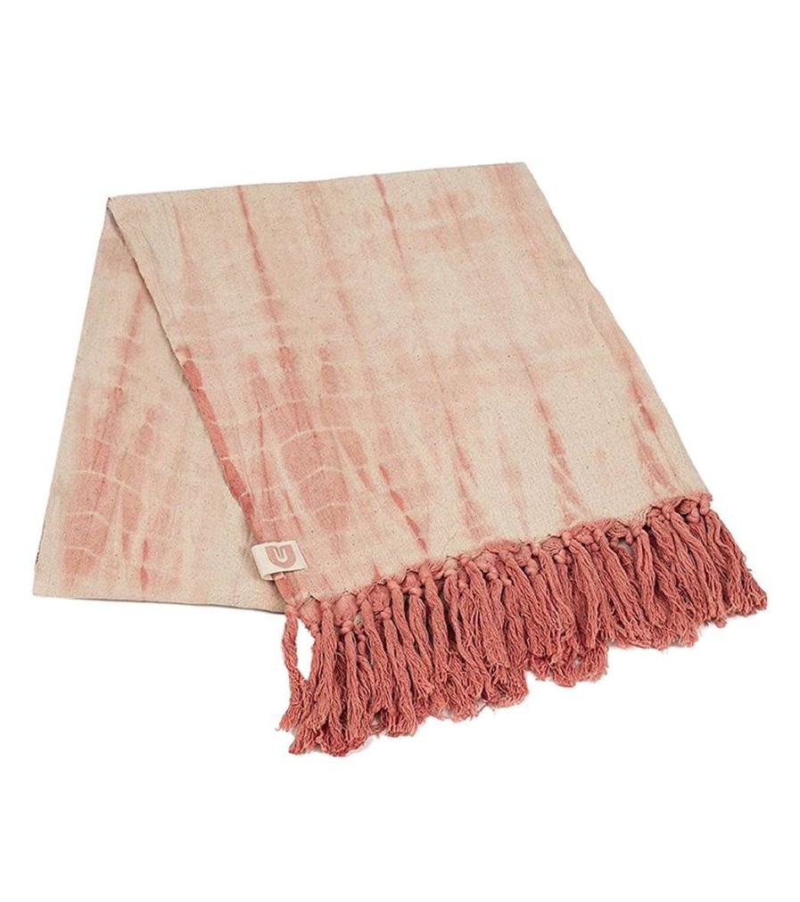 Yoga Mats & Props Oko Living | Yoga Towel Rose Quartz Shibori