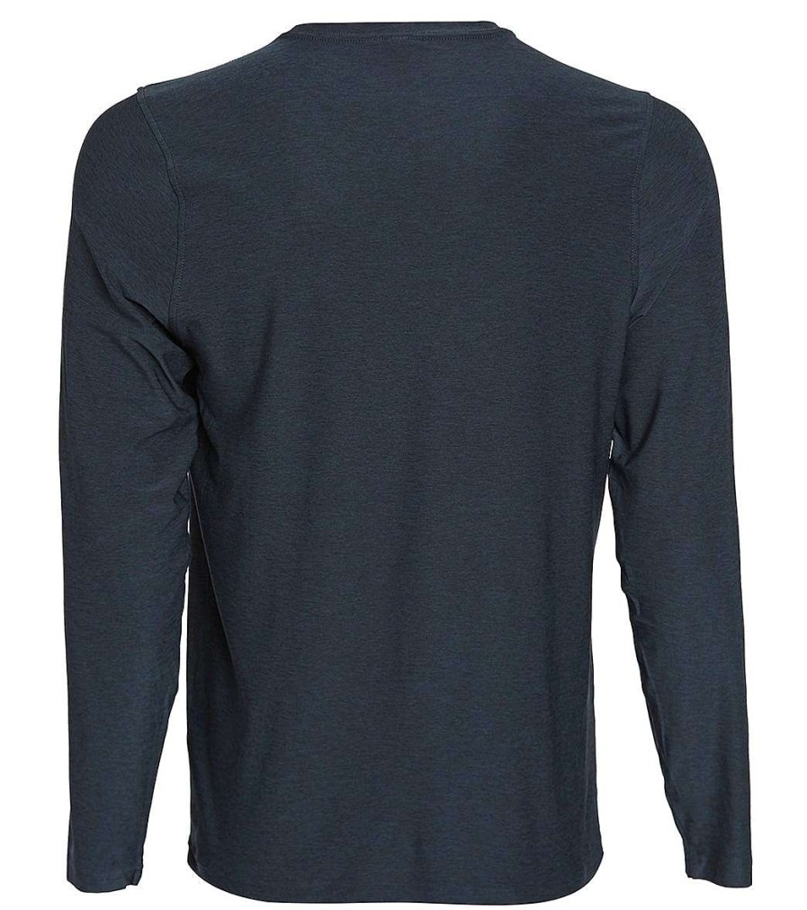 Clothing Vuori Men'S Yoga Shirts | Men'S Strato Tech Yoga Long Sleeve Heather Grey