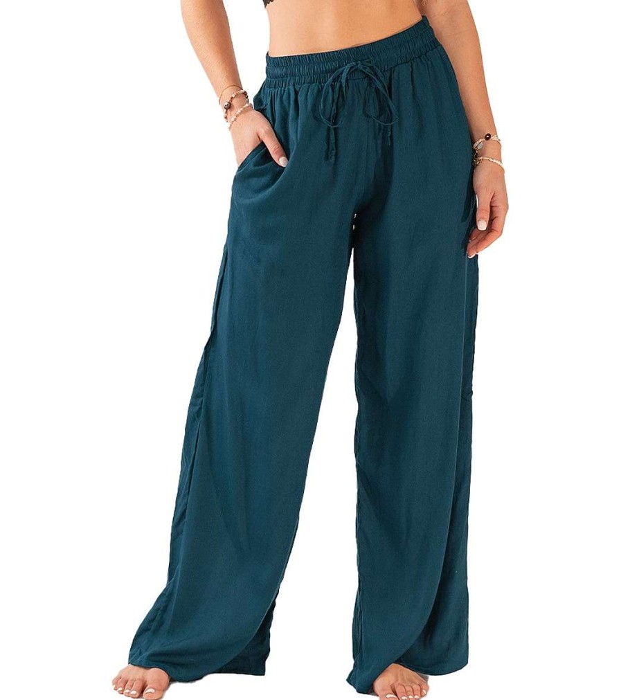 Clothing Lotus and Luna Yoga Pants | Wide Leg Drawstring Pants