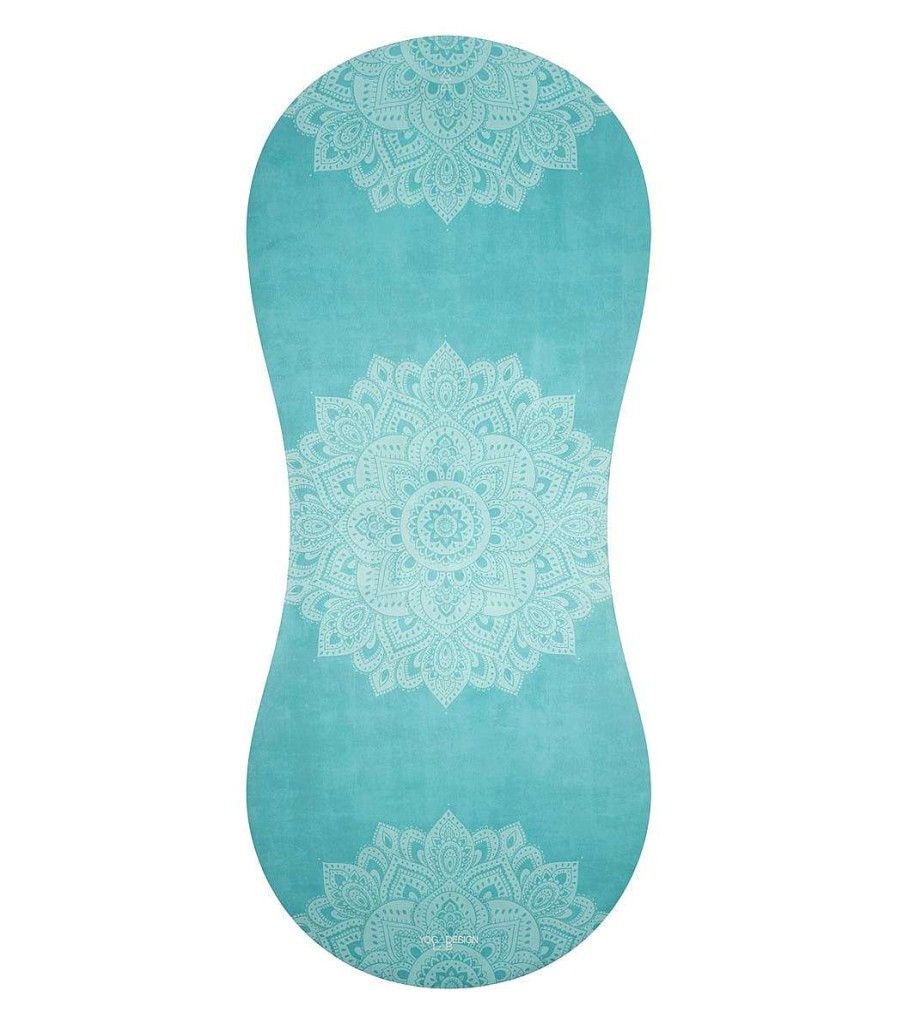 Yoga Mats & Props Yoga Design Lab | Curve Yoga Mat 3.5Mm Mandala Turquoise