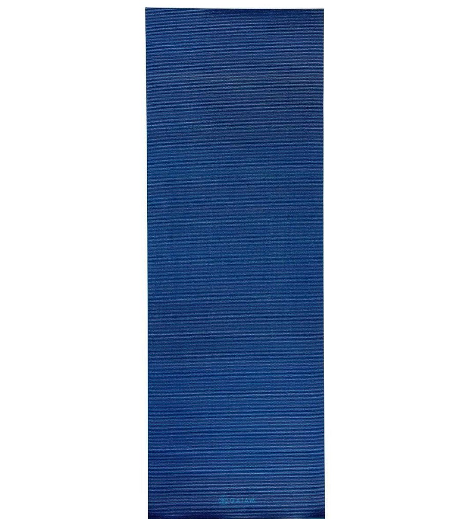 Yoga Mats & Props Gaiam | 2-Color Premium Yoga Mat 68" 5Mm Navy/Blue