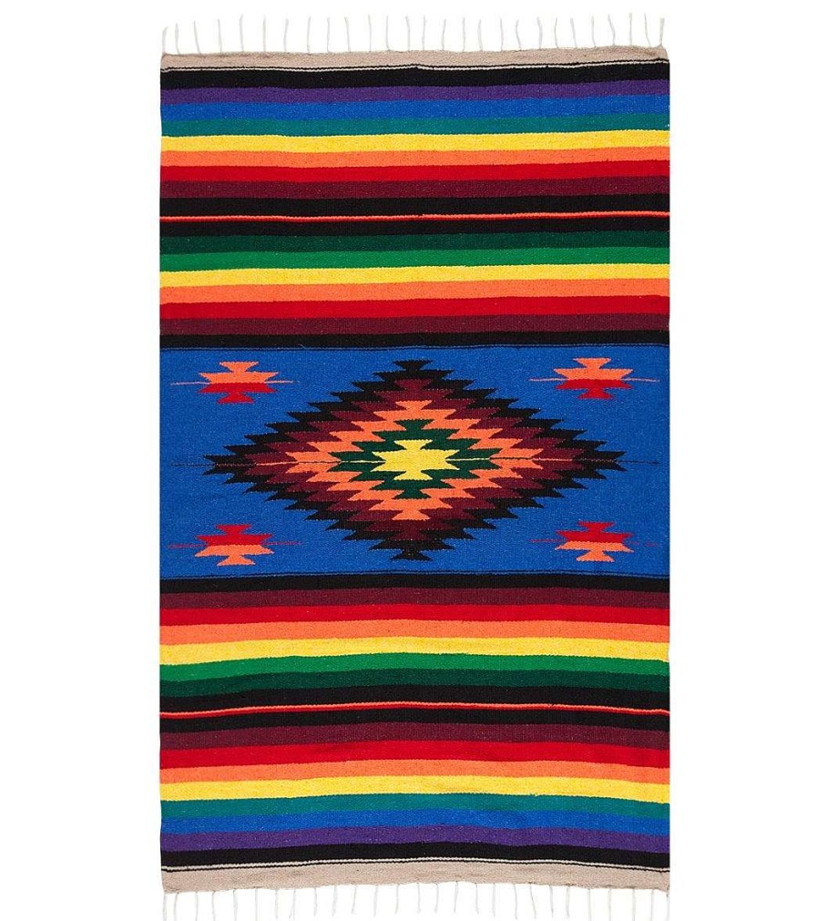 Yoga Mats & Props Native Yoga | Super Diamond Mexican Yoga Blanket (Colors May Vary)