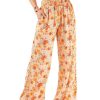 Clothing Lotus and Luna Yoga Pants | San Clemente Wide Leg Drawstring Pants Mustard