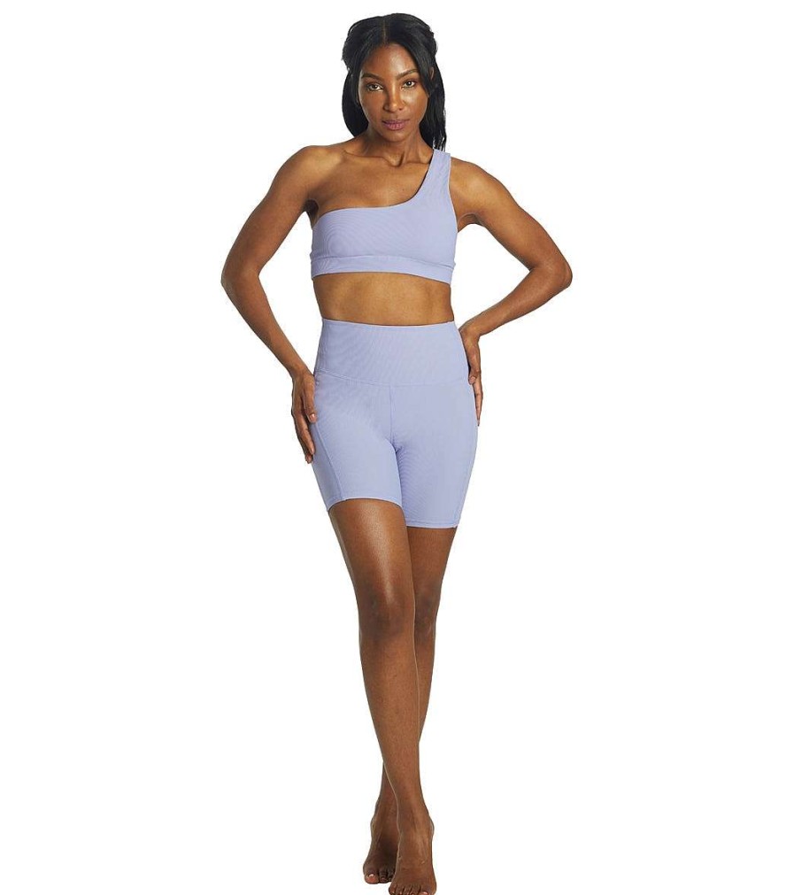 Clothing Glyder Yoga Shorts | Directional Shorts Lilac