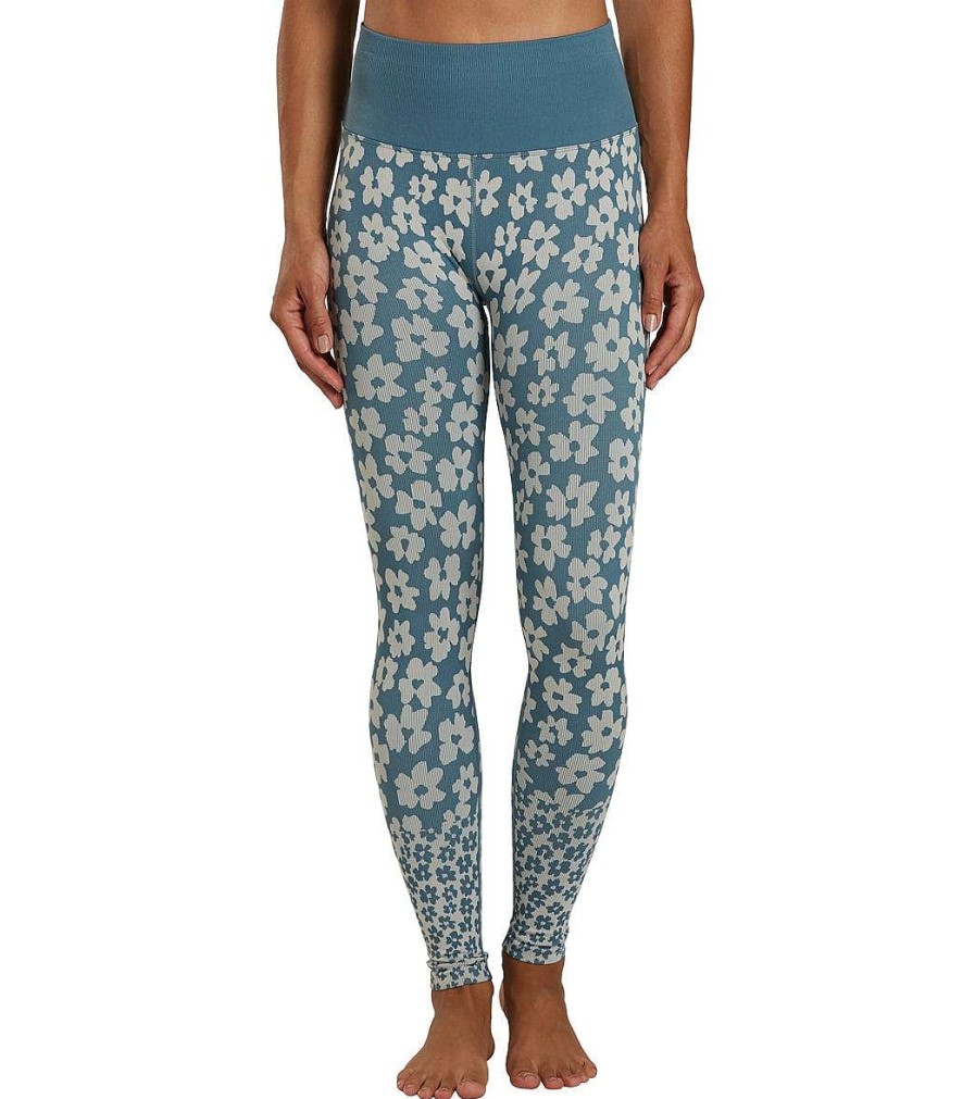 Clothing Spiritual Gangster Yoga Leggings | Love Sculpt Jacquard Legging Coastal Floral