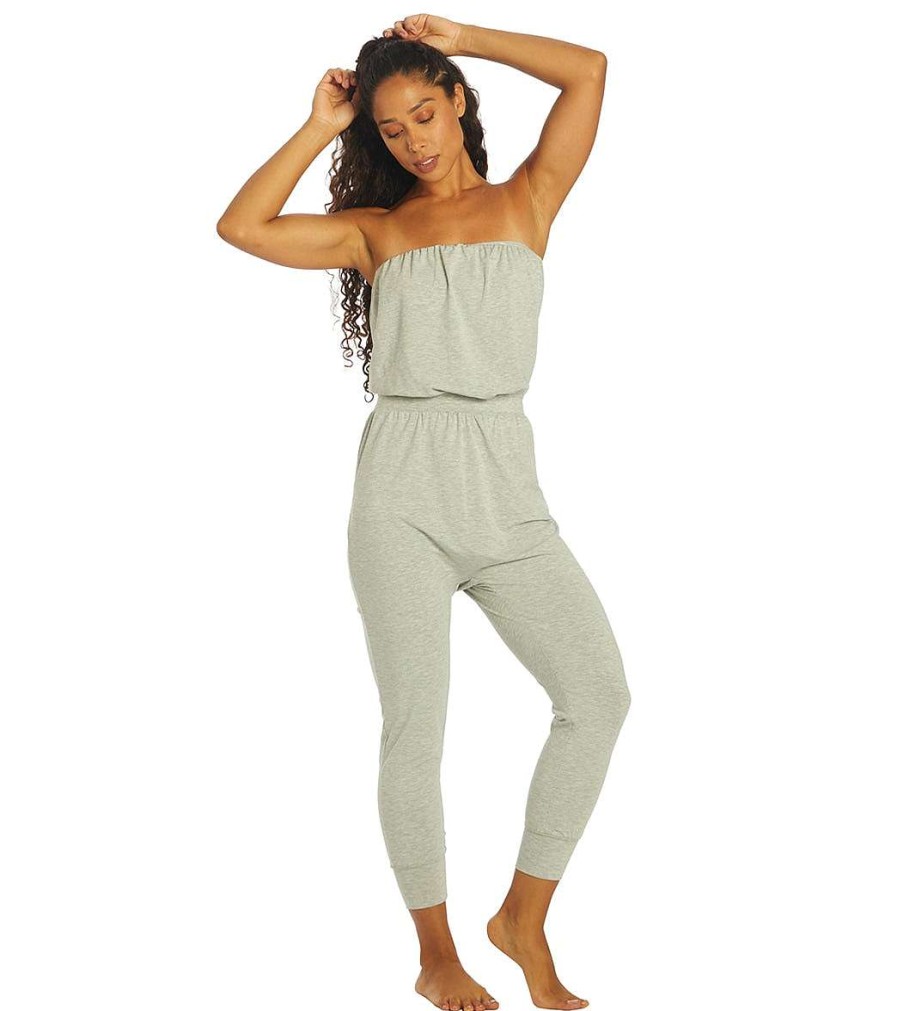 Clothing Spiritual Gangster Yoga Pants | Harem Jumpsuit Heather Grey