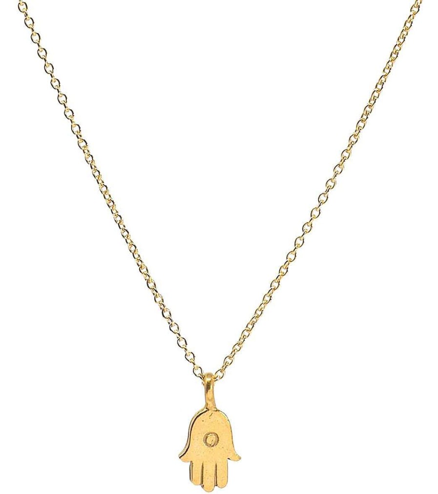 Accessories Dogeared | All Good Things Hamsa Necklace Gold Dipped