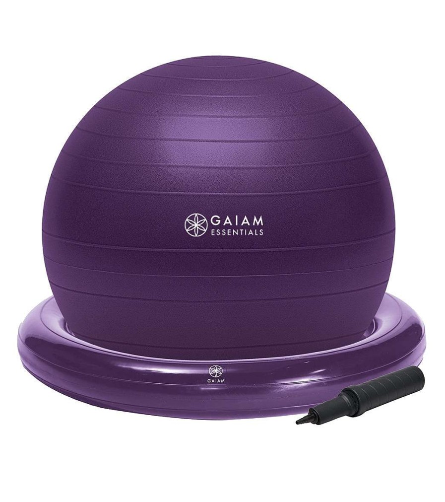 Yoga Mats & Props Gaiam | Balance Ball & Base Kit