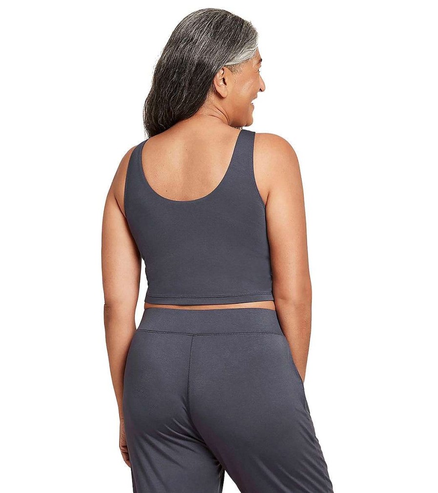 Clothing Boody Yoga Support Tanks | Shelf Bra Crop Top