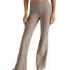 Clothing Beyond Yoga Yoga Pants | Spacedye 90'S Low Rise Flare Pant Birch Heather