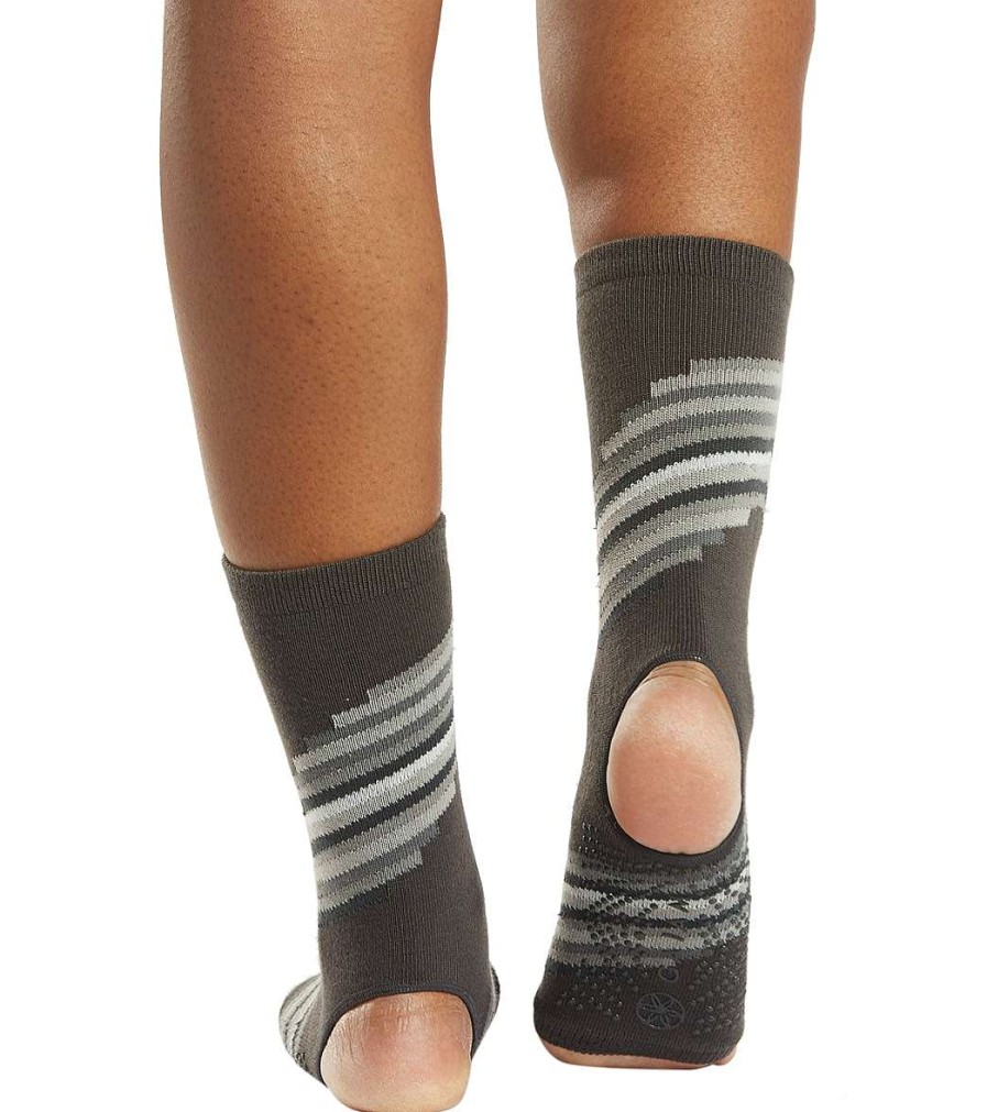 Accessories Gaiam | Grippy Yoga Ankle Socks SmoWholesale Grey