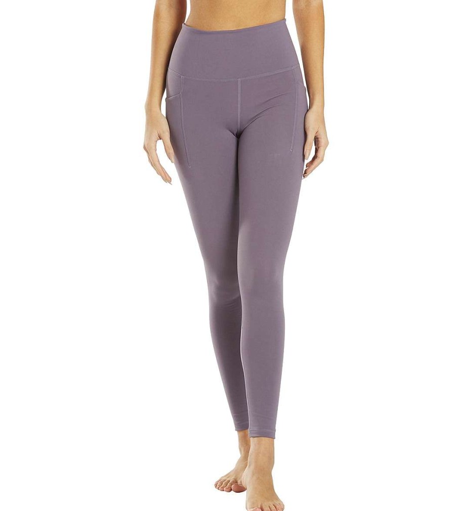 Clothing Everyday Yoga Yoga Leggings | Uphold Solid High Waisted Leggings With Pockets 28"