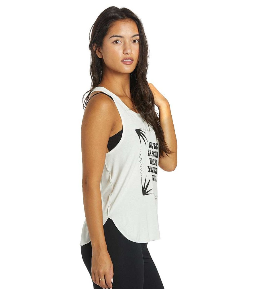 Clothing Spiritual Gangster Yoga Tops | Need To Be Studio Luxe Jersey Stone