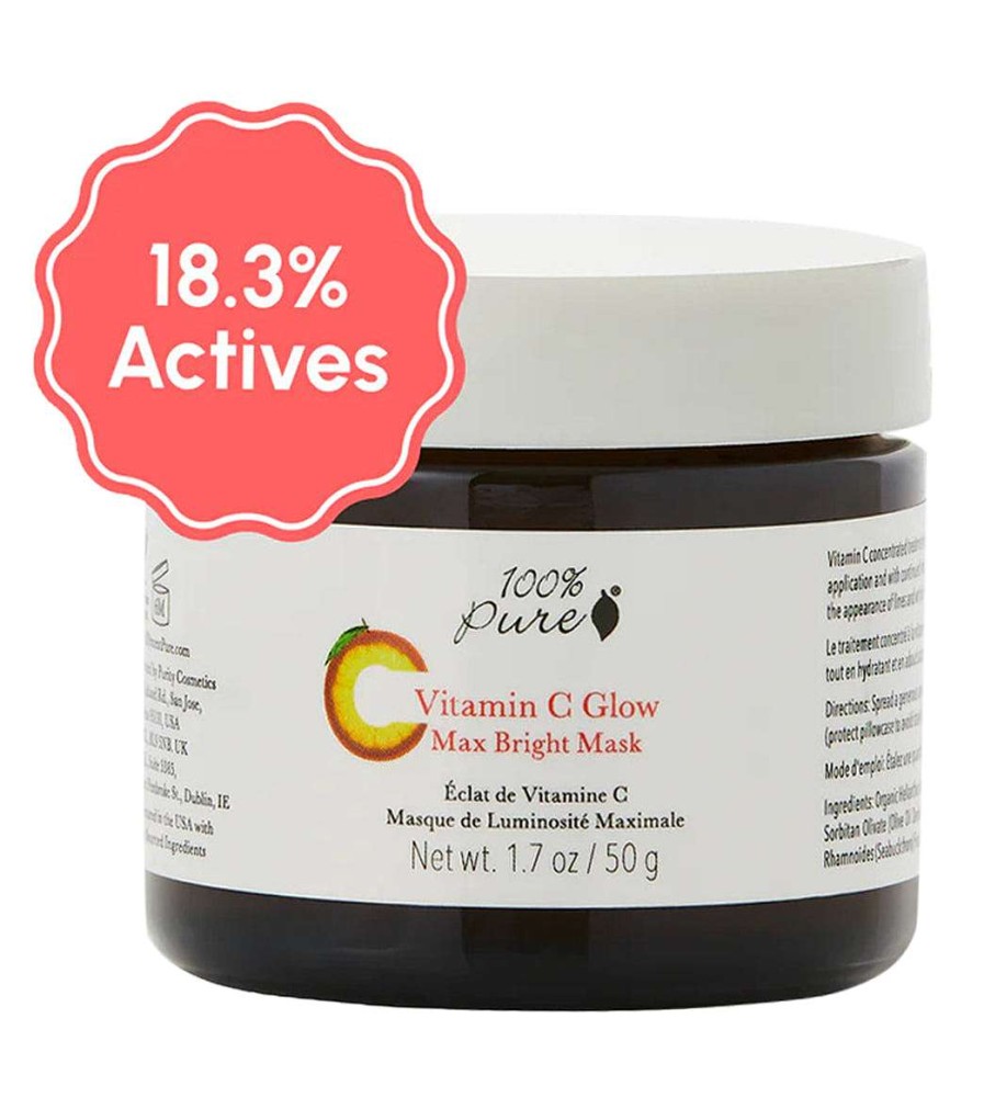 Home & Wellness 100% Pure | Vitamin C Glow Max Bright Mask