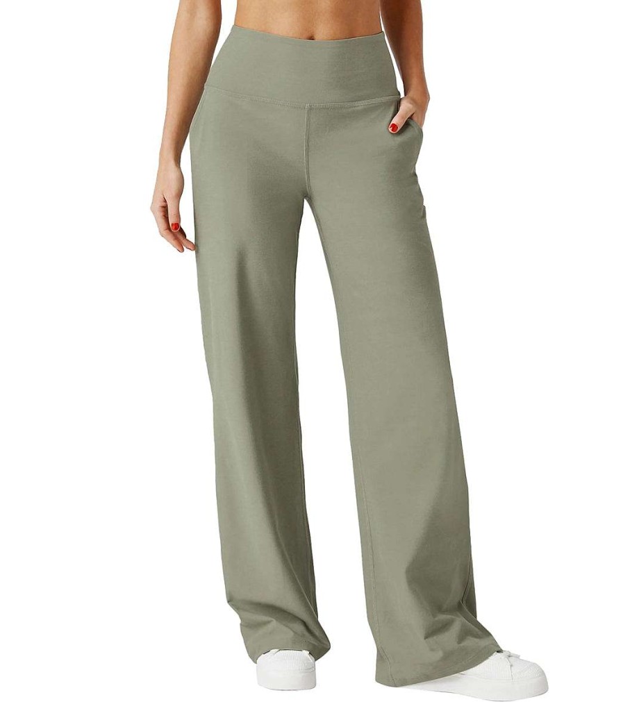 Clothing Beyond Yoga Yoga Pants | Spacedye Laid Back Pant Birch Heather