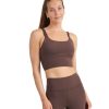 Clothing Thrive Societe Yoga Sports Bras | Stash Pocket Bra Fudge