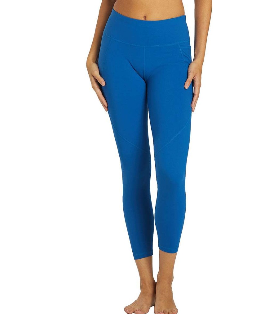 Clothing Sweaty Betty Yoga Leggings | Power 7/8 Workout Leggings Oxford Blue