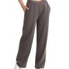 Clothing Thrive Societe Yoga Pants | Washed Wrap Waist Pant Fudge