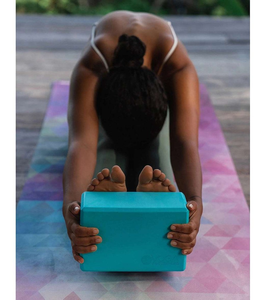 Yoga Mats & Props Yoga Design Lab | Recycled Foam Yoga Block Aqua Sky