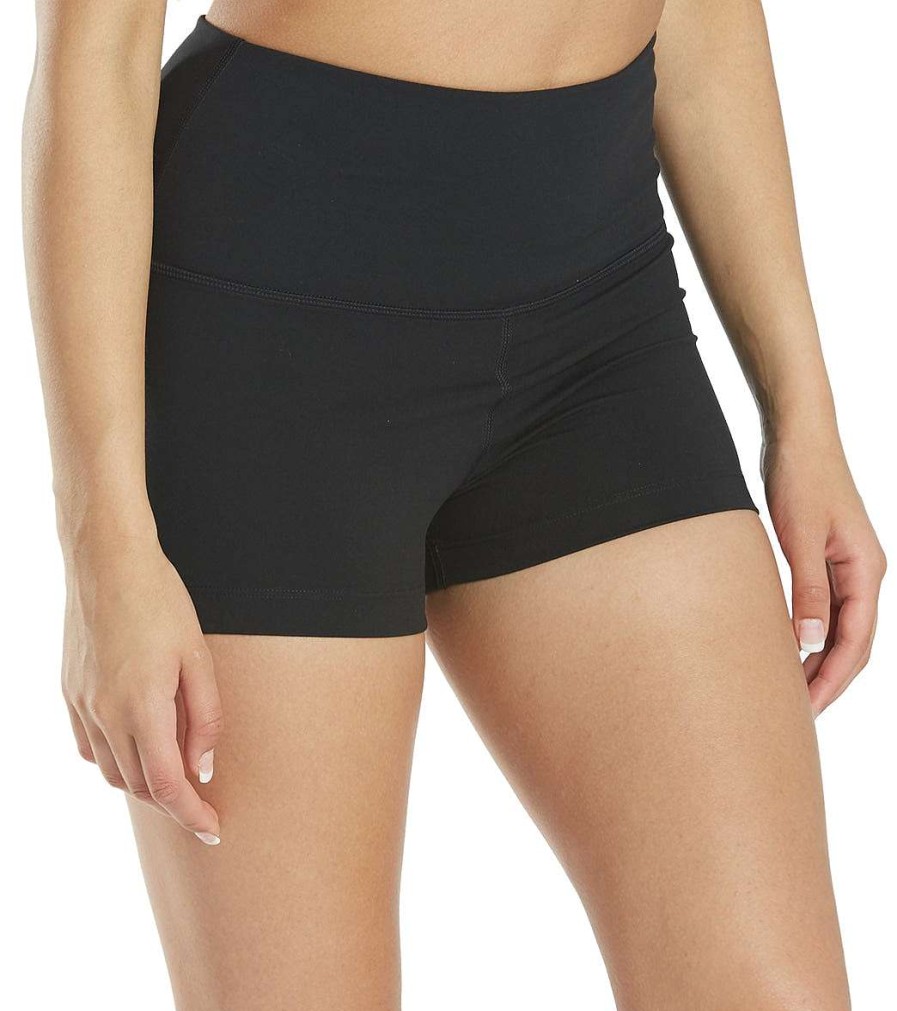 Clothing Everyday Yoga Yoga Shorts | Uphold Solid High Waisted Hot Yoga Shorts 1"