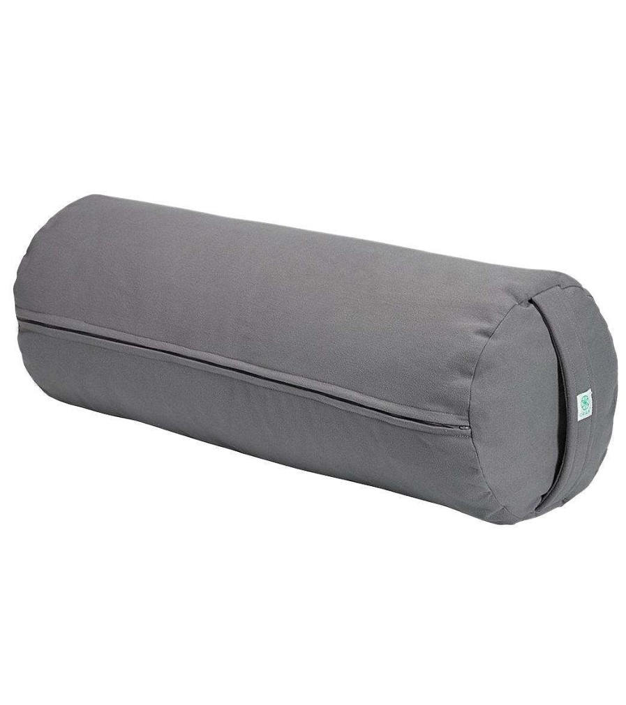 Yoga Mats & Props Gaiam | Round/Tube Bolster Grey