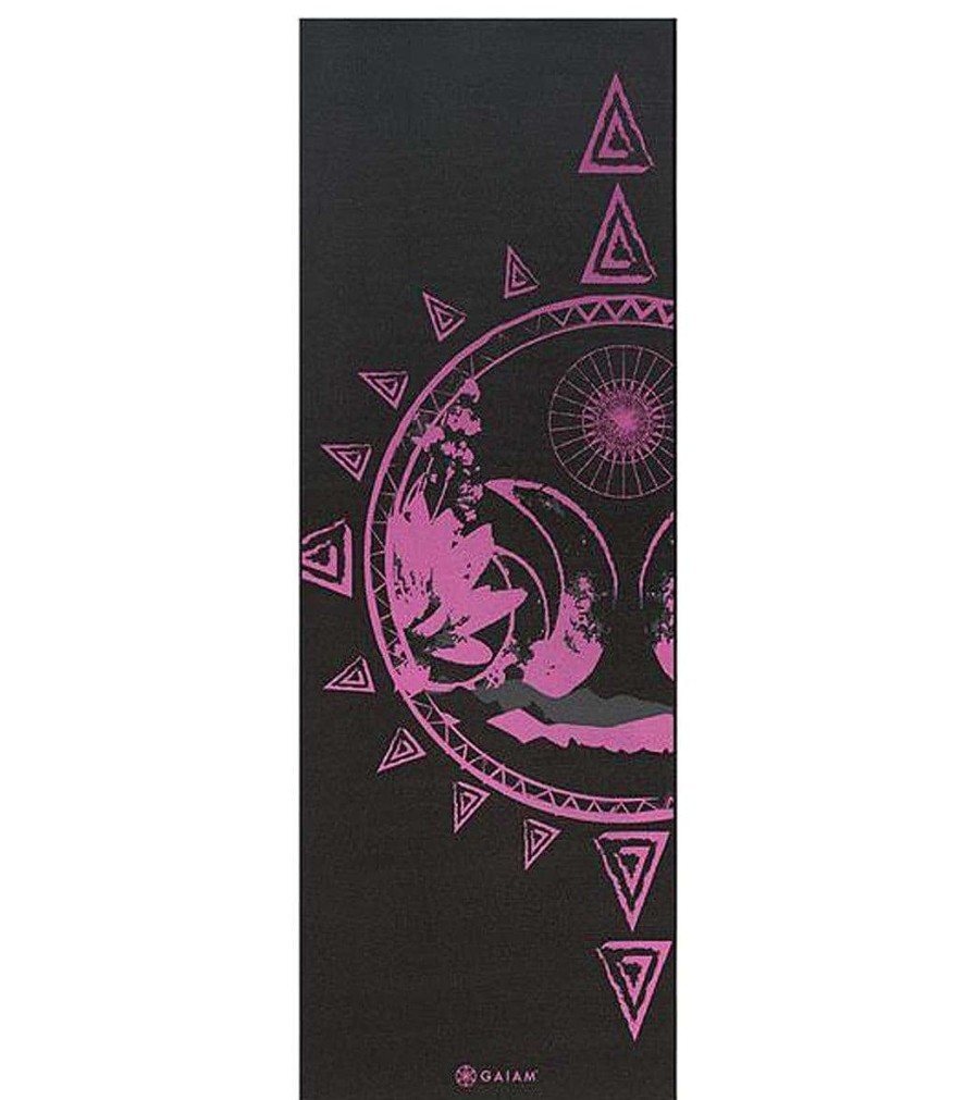 Yoga Mats & Props Gaiam | Reversible Printed Yoga Mat 68" 6Mm Extra Thick Be Free