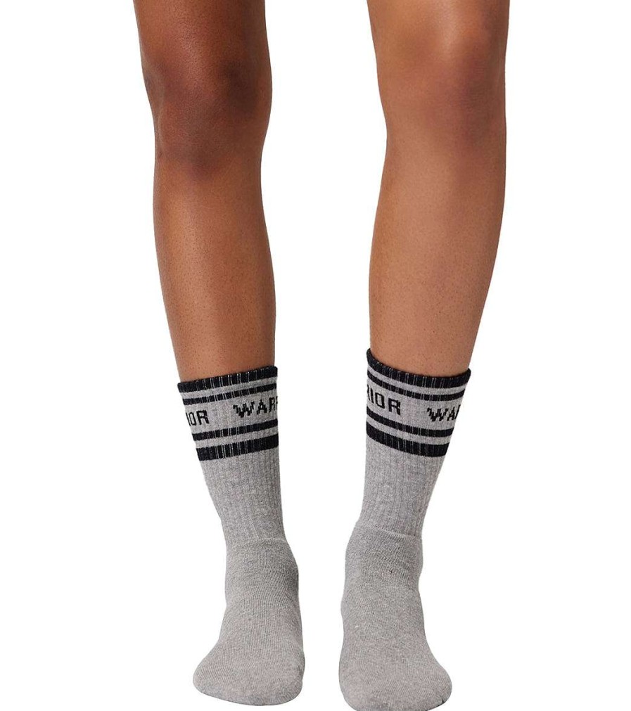 Accessories Spiritual Gangster | Warrior Crew Sock Heather Grey