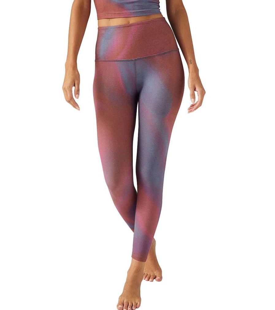 Clothing Beyond Yoga Yoga Leggings | Spacedye Printed Caught In The Midi Yoga Leggings