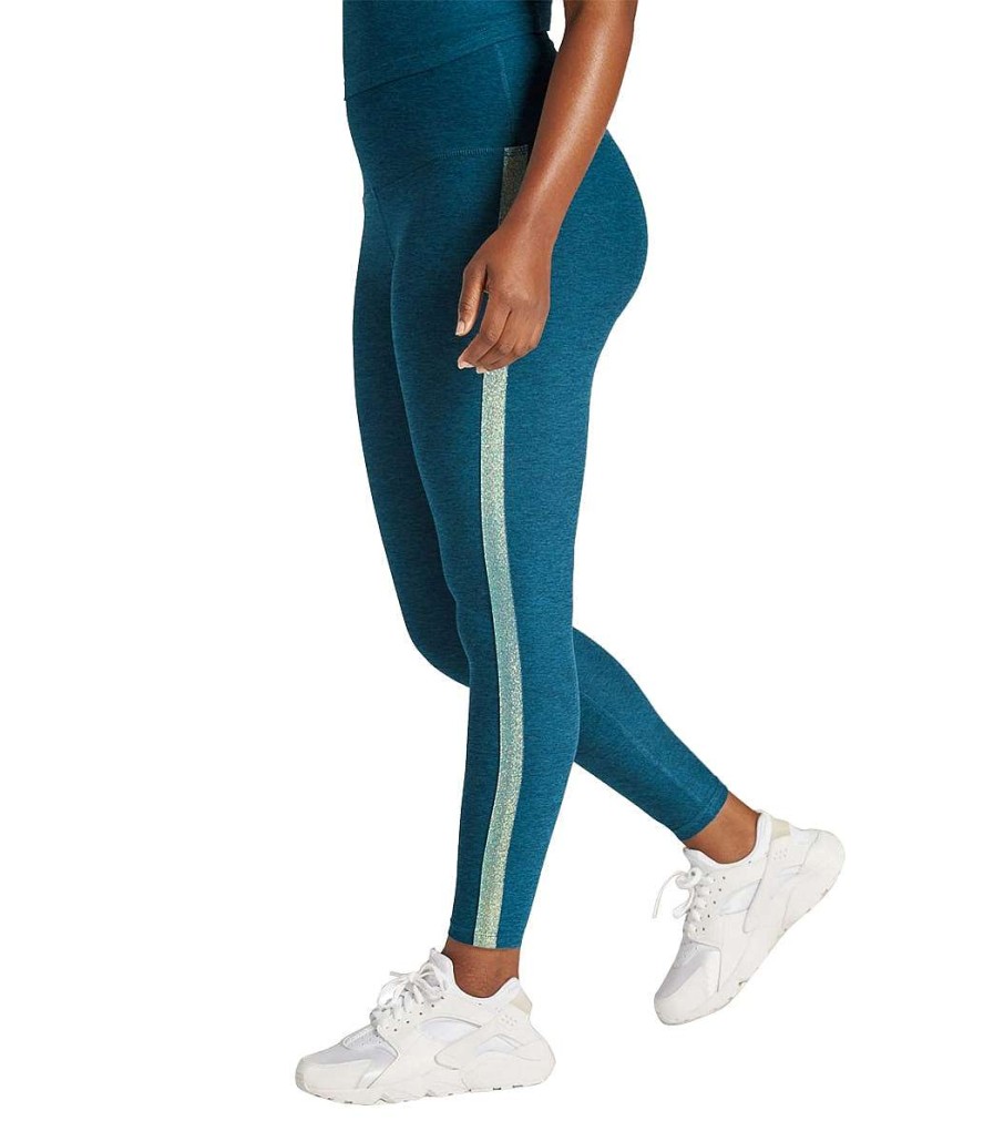 Clothing Beyond Yoga Yoga Leggings | Spacedye Shine On High Waisted Midi Legging