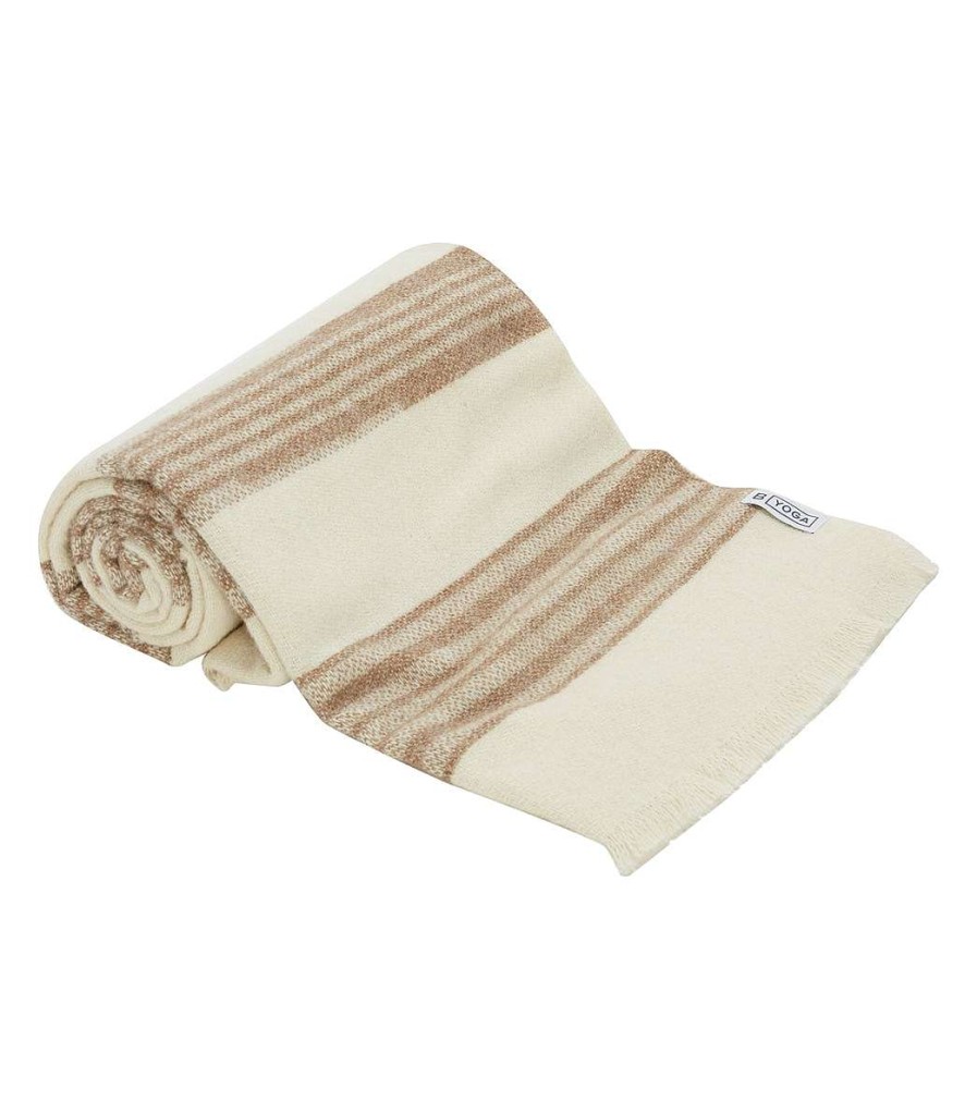 Yoga Mats & Props B Yoga | The Alpaca Throw Blanket Cacao