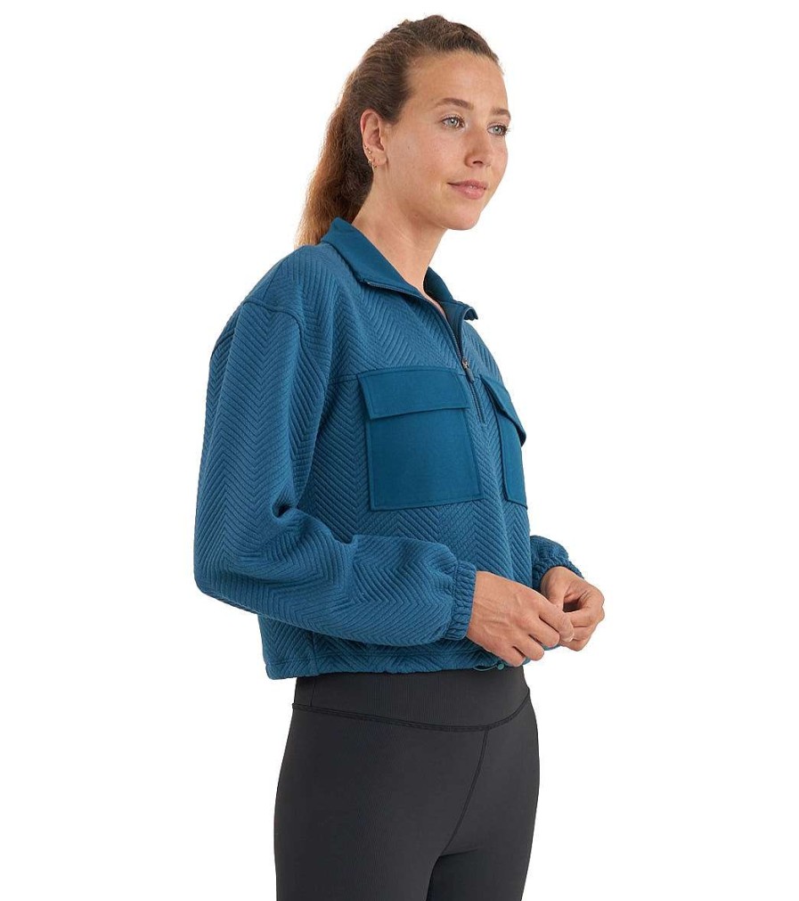 Clothing Thrive Societe Yoga Jackets & Sweatshirts | Patch Pocket Pullover