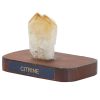 Home & Wellness Healing N Love | Crystal On Wooden Base Citrine