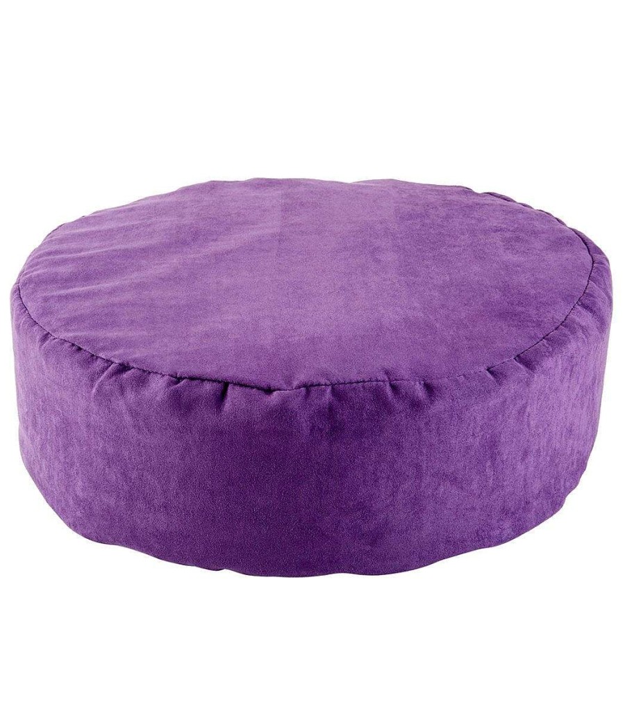 Meditation Gaiam | Zafu Yoga Meditation Cushion Purple