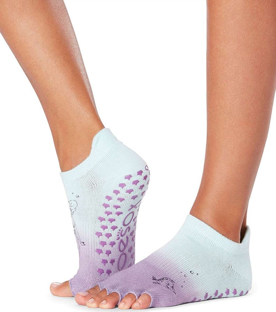 Accessories Toesox | Grip Half Toe Low Rise Socks