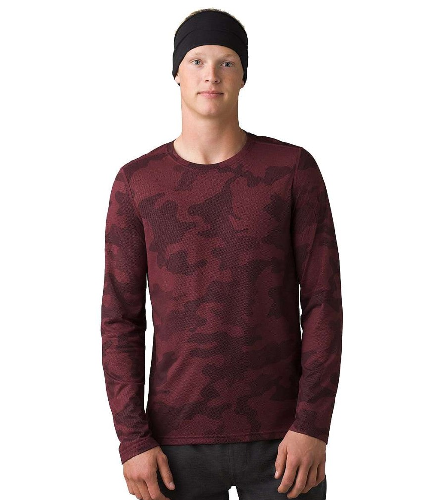 Clothing prAna Men'S Yoga Shirts | Men'S Prospect Heights Graphic Ls