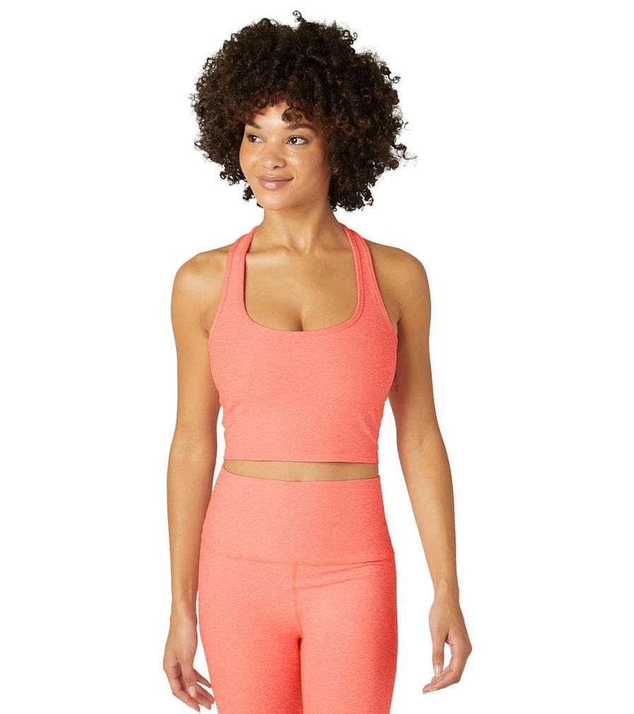 Clothing Beyond Yoga Yoga Support Tanks | Spacedye Well Rounded Cropped Halter Tank