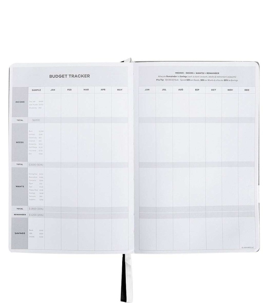 Home & Wellness Sked Planner | Medium Classic Planner Black