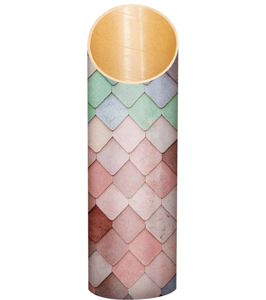 Yoga Mats & Props Mache | Homi Yoga Mat Storage Tube | Mermaid Multicolor, Coral, Teal, Pink