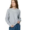 Clothing Spiritual Gangster Yoga Jackets & Sweatshirts | Moon Phase Bridget Raglan Pullover Heather Grey