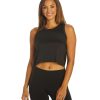 Clothing Zobha Yoga Tops | Sandra Tank Black