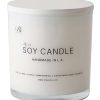 Home & Wellness RXLA | Tea Soy Candle, 15 Oz White