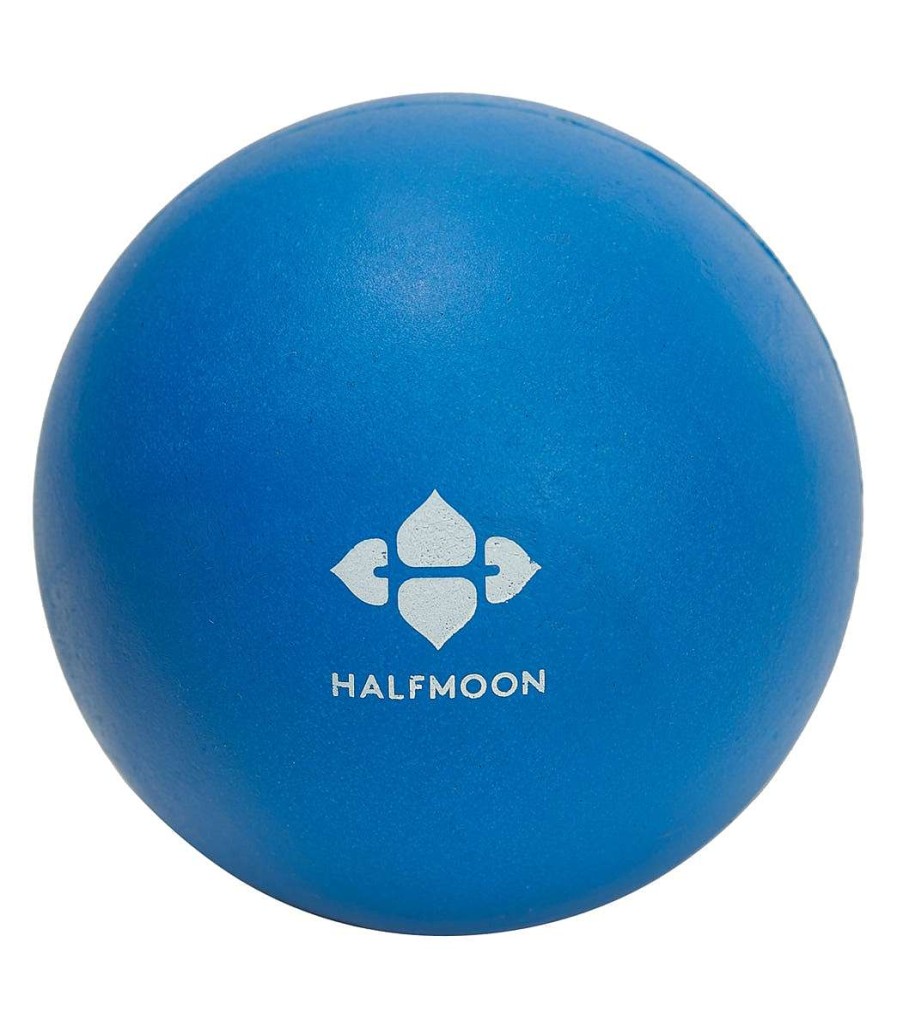 Yoga Mats & Props Halfmoon | Jumbo Natural Rubber Massage Ball Blue