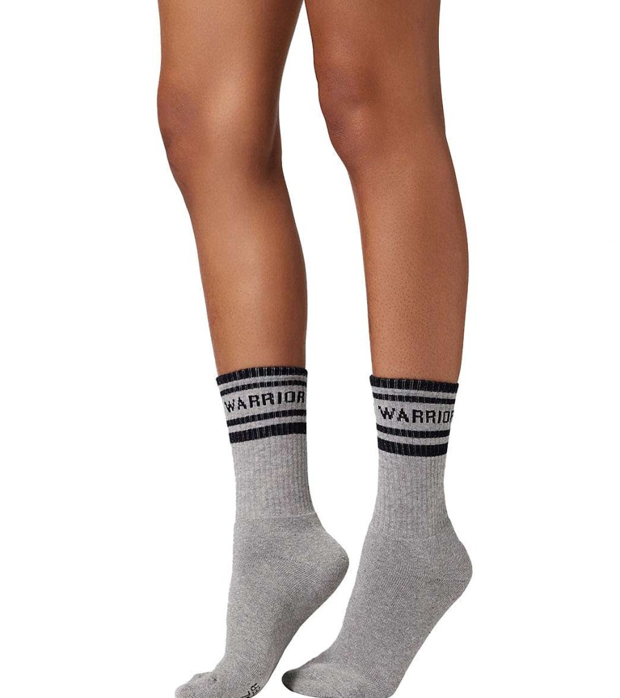 Accessories Spiritual Gangster | Warrior Crew Sock Heather Grey