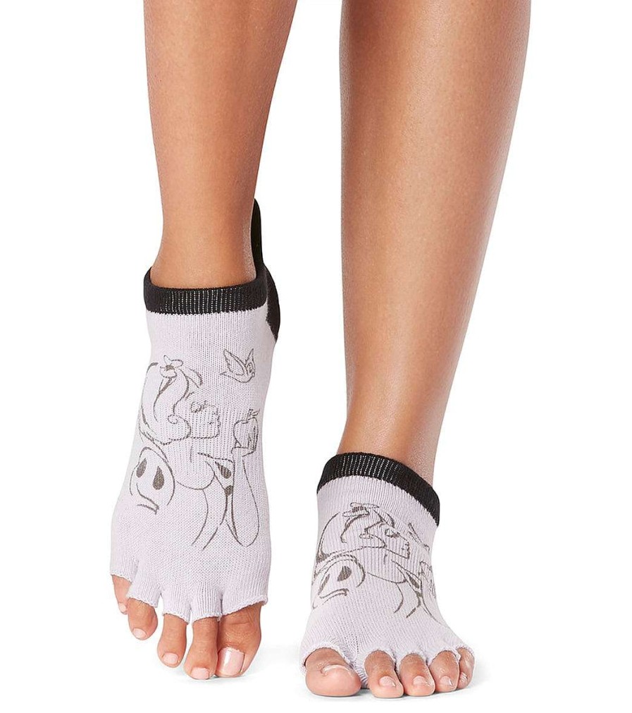 Accessories Toesox | Grip Half Toe Low Rise Socks