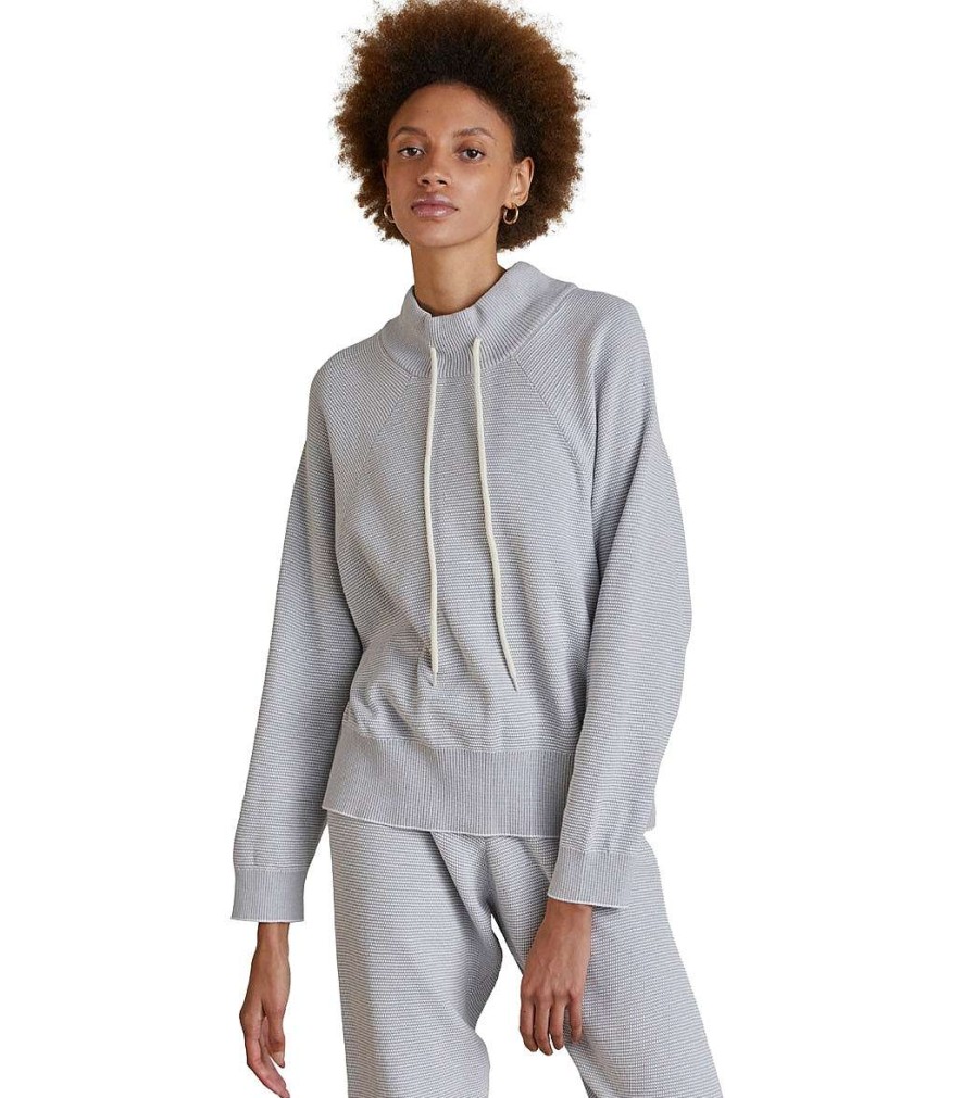 Clothing Varley Yoga Jackets & Sweatshirts | Maceo Sweatshirt 2.0 Grey